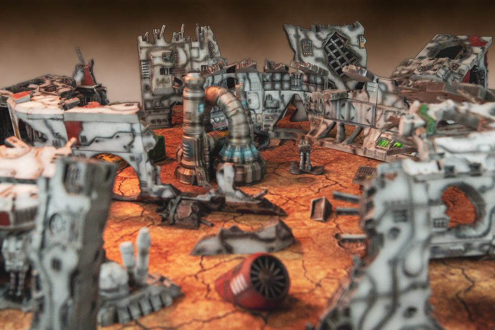 Modular Engine Room - Sci-Fi Grimdark Miniatures by Saucermen Studios, Wargame Scale 3D Printed - photo 4