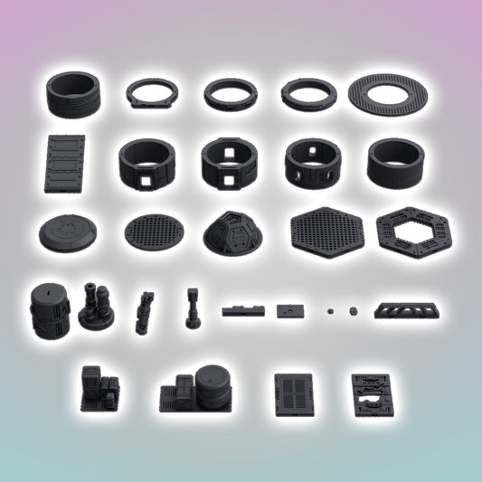 Wasteland Skirmish STL Bundle - Sci-Fi Grimdark Miniatures by Saucermen Studios, Wargame Scale 3D Printed - photo 2