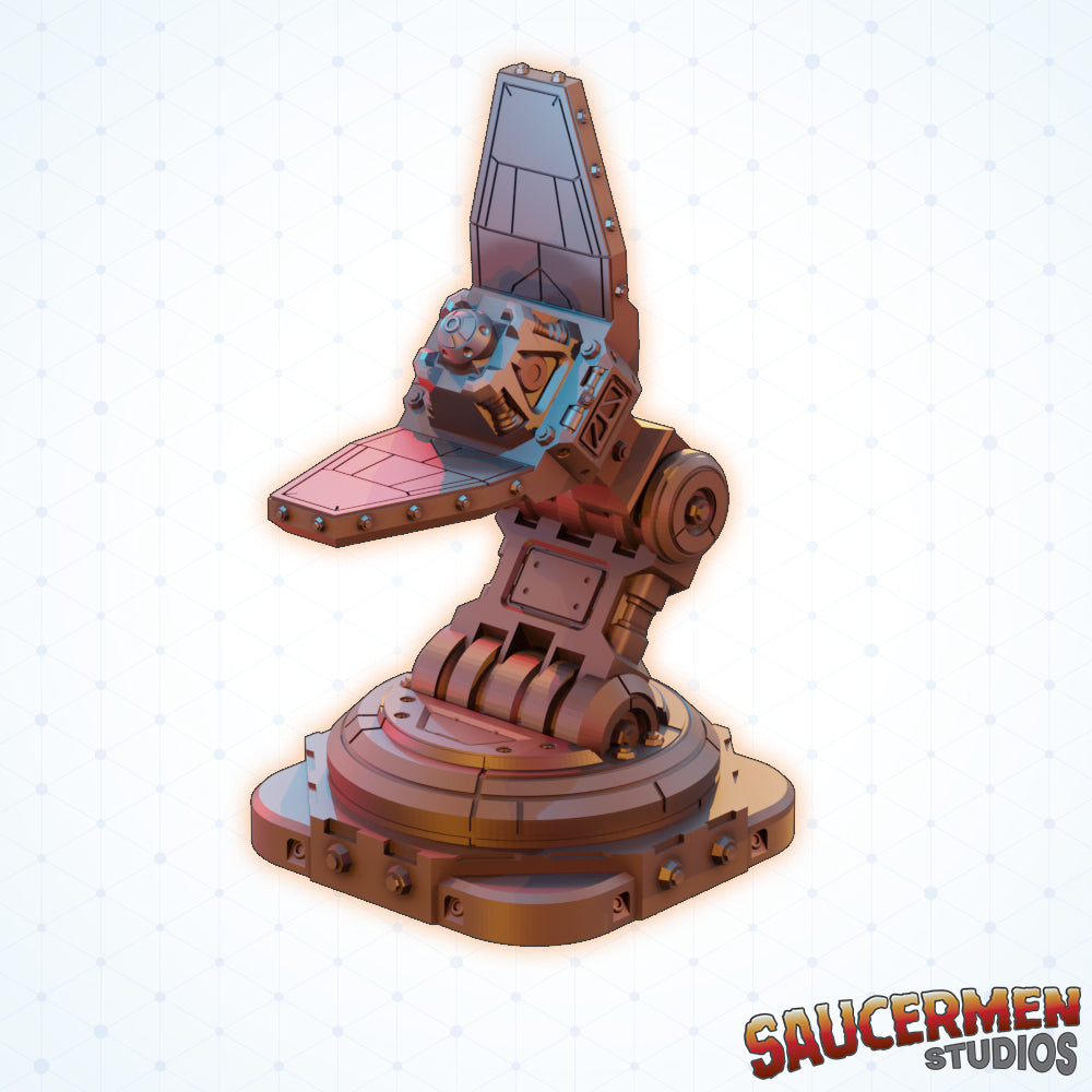 Comms Radar Array - Sci-Fi Grimdark Miniatures by Saucermen Studios, Wargame Scale 3D Printed