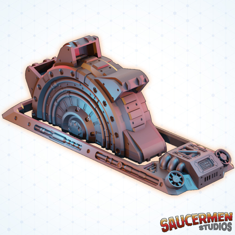 Bucketwheel - Sci-Fi Grimdark Miniatures by Saucermen Studios, Wargame Scale 3D Printed