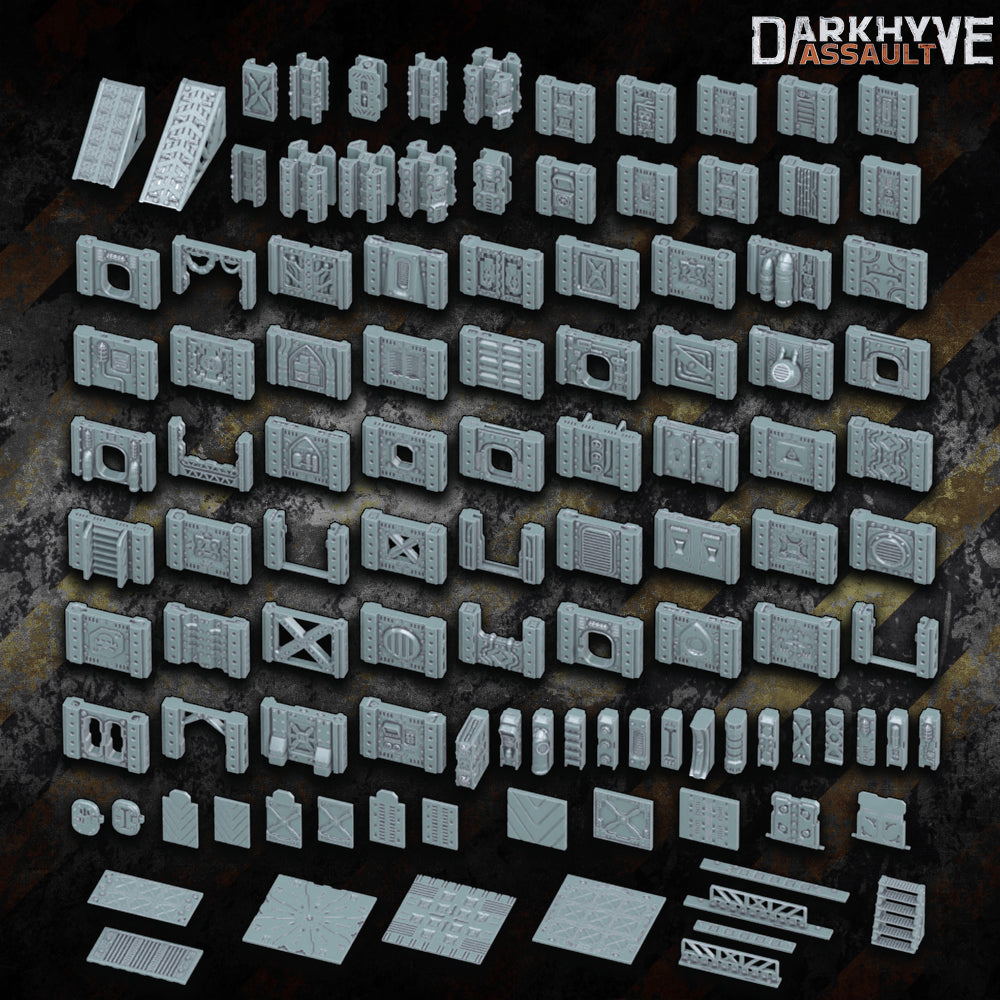 DarkHyve Assault – Core Set - Sci-Fi Grimdark Miniatures by Saucermen Studios, Wargame Scale 3D Printed - photo 2