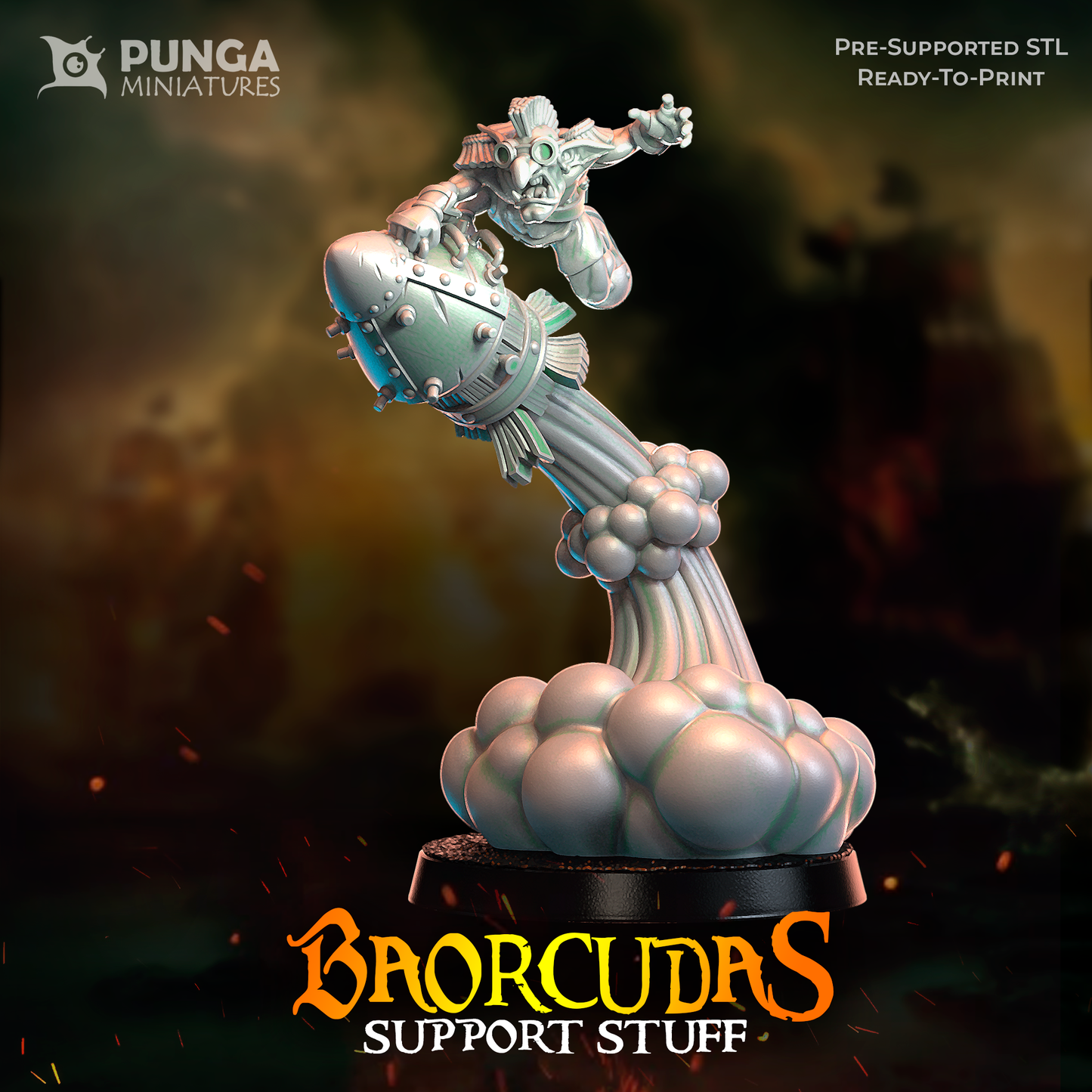 Star Player Bombarider by Punga Miniatures - Wargame Scale 3D Printed Miniature