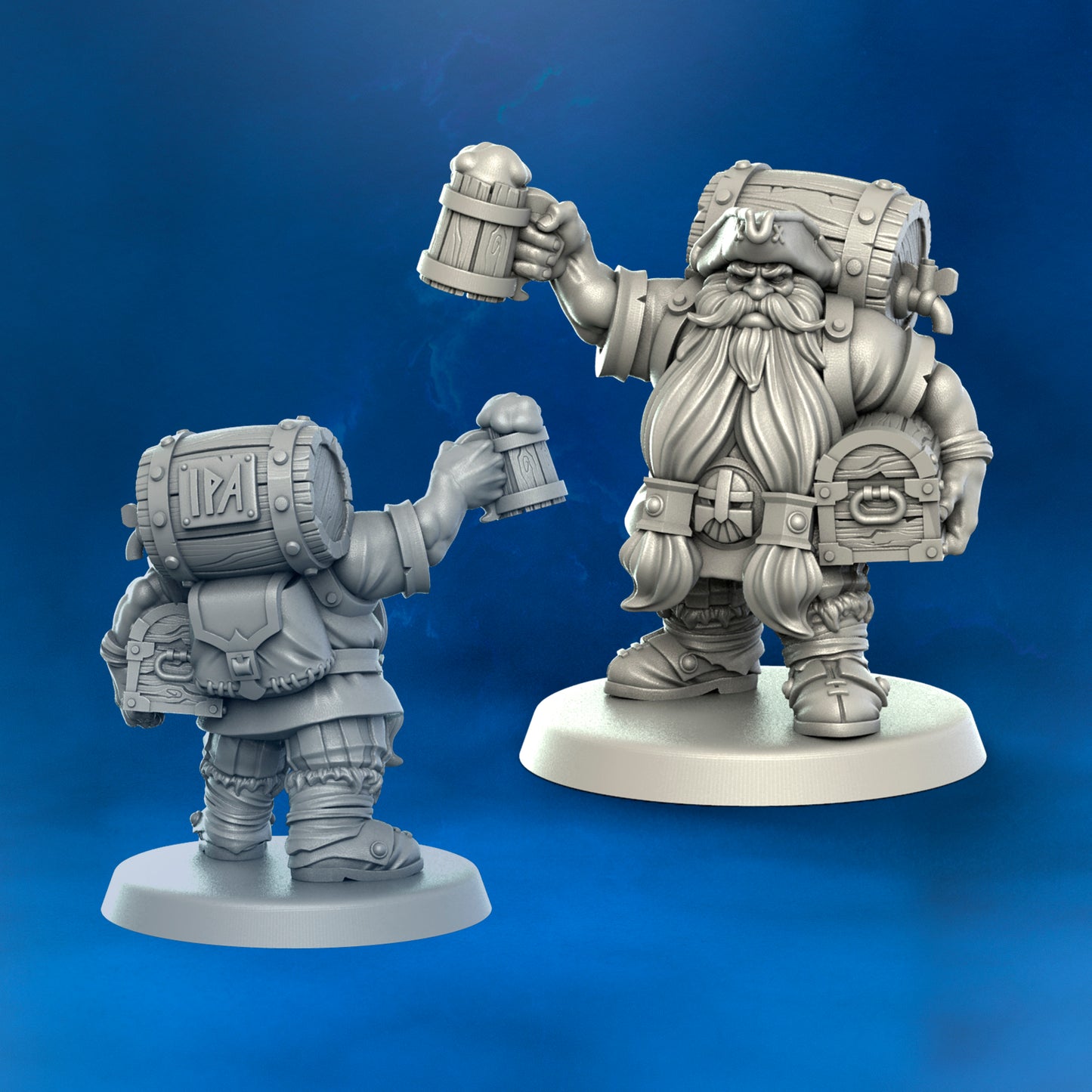 Master Brewer by Punga Miniatures - Wargame Scale 3D Printed Miniature