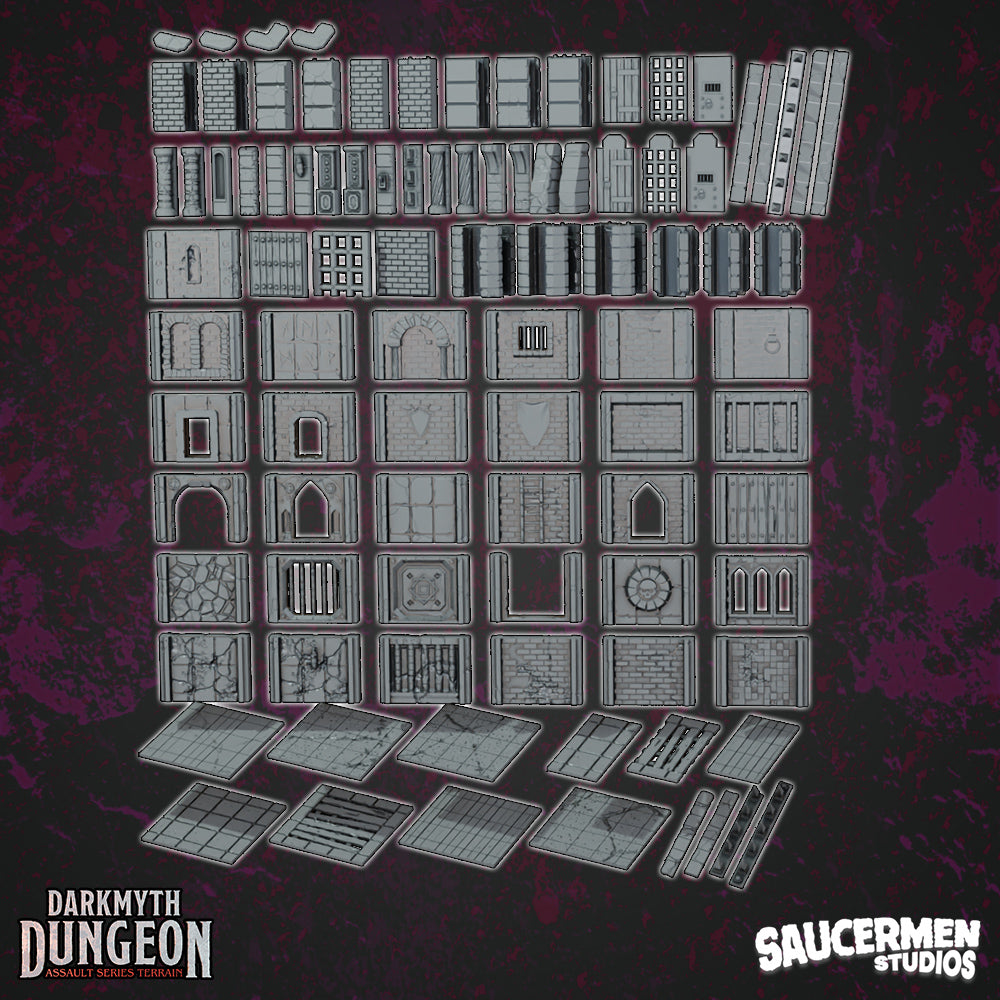DarkMyth Dungeon - Core Set - Sci-Fi Grimdark Miniatures by Saucermen Studios, Wargame Scale 3D Printed - photo 2