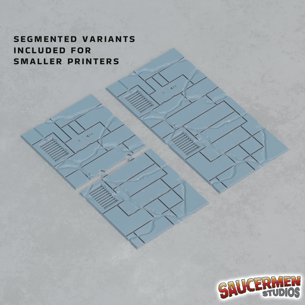 40K Tournament Terrain Bases – Terran City - Sci-Fi Grimdark Miniatures by Saucermen Studios, Wargame Scale 3D Printed - photo 4
