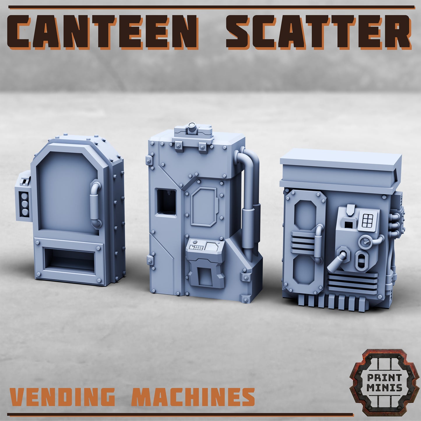 Canteen Scatter, Sci-Fi Grimdark Terrain by STATIONFORGE