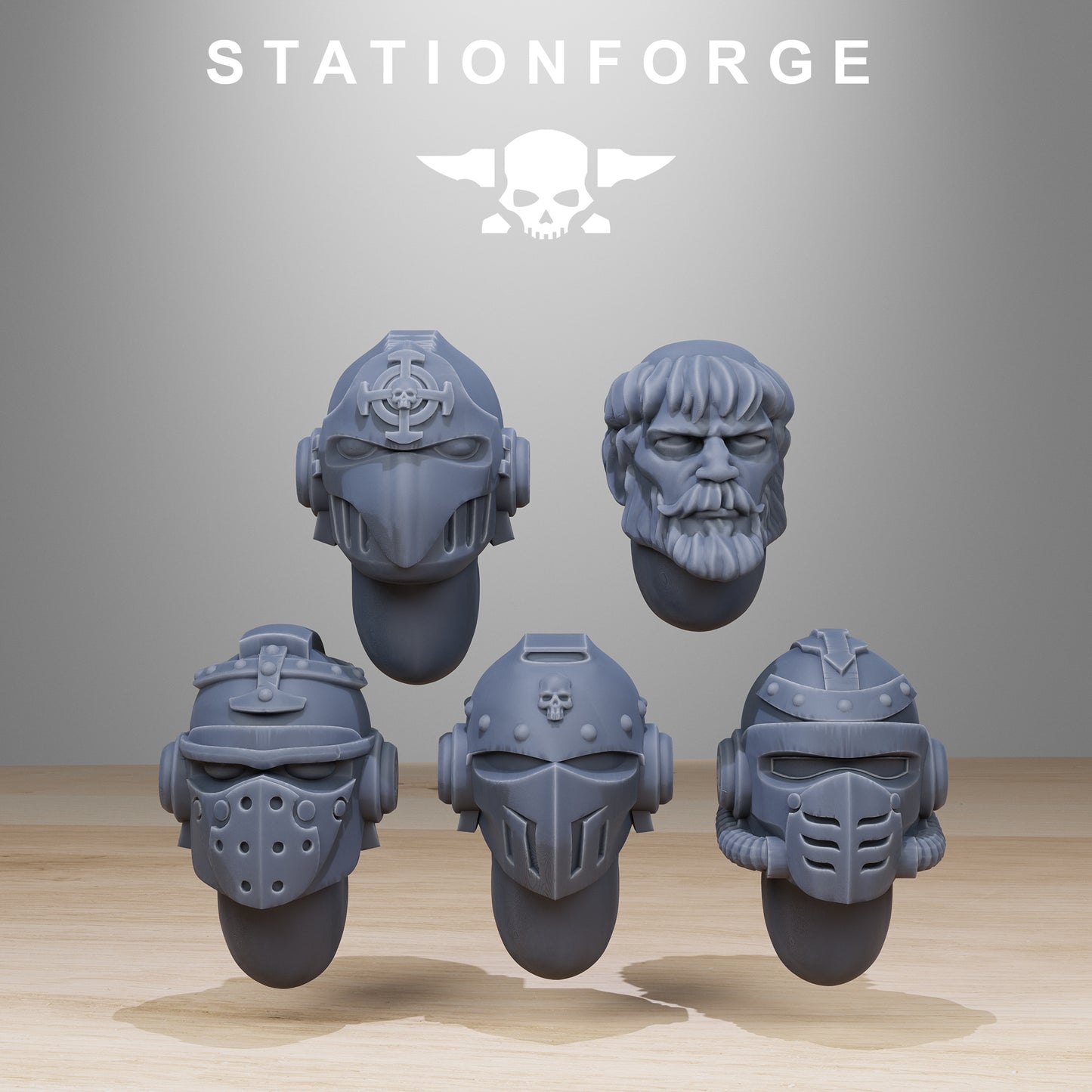 Vodalites Flag Bearer, Modular Sci-Fi Miniatures by STATIONFORGE, Grimdark Wargames Proxy - photo 5
