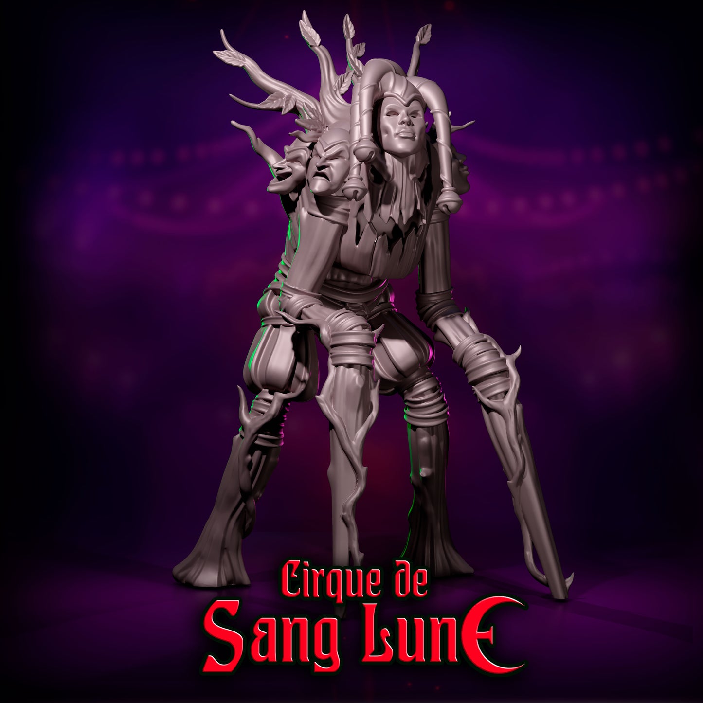 Harlequin Treeman Star Player by Punga Miniatures - Wargame Scale 3D Printed Miniature