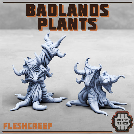 Badlands Plants Kit x6, Sci-Fi Grimdark Terrain by STATIONFORGE