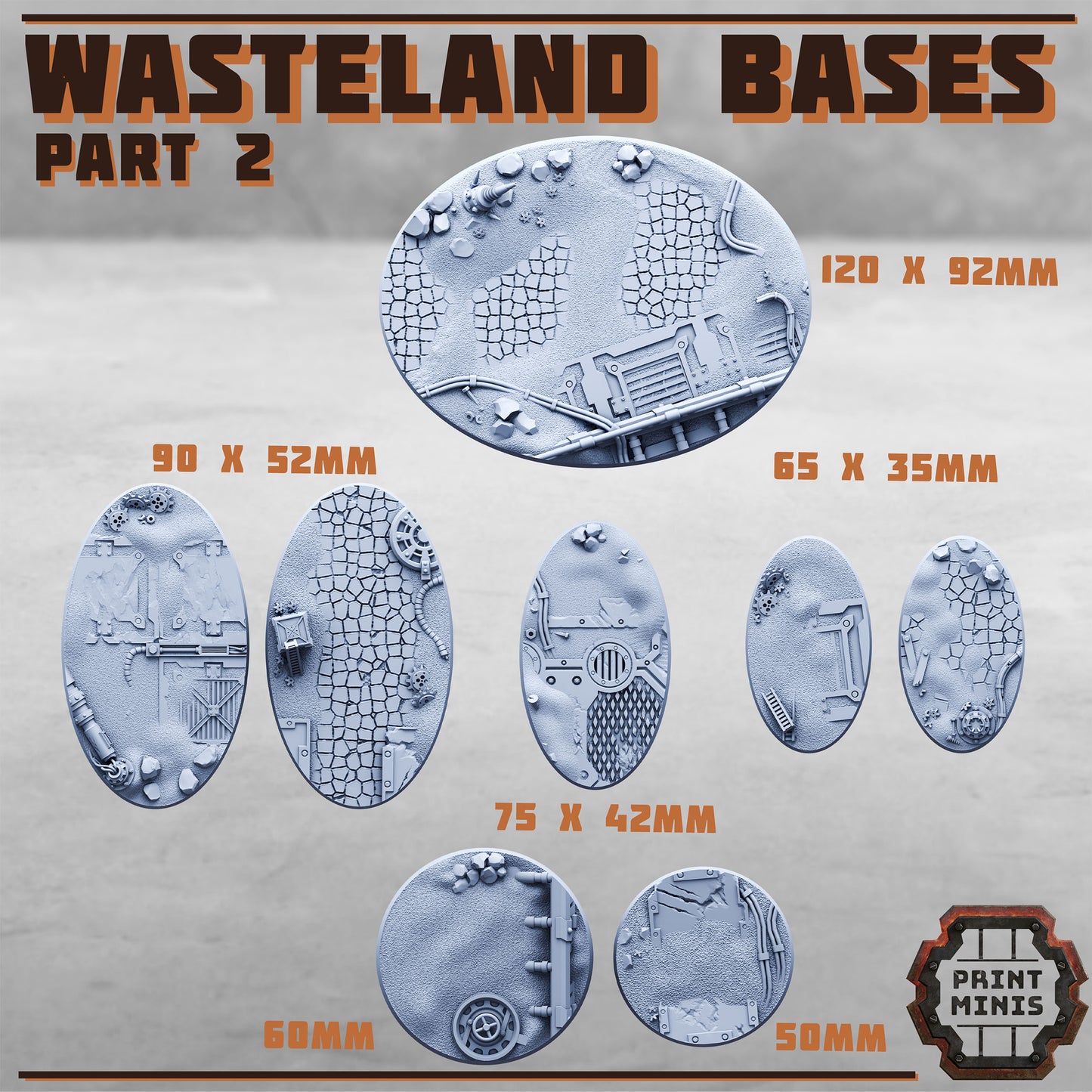 Part 2, Modular Sci-Fi Miniatures by STATIONFORGE, Grimdark Wargames Proxy