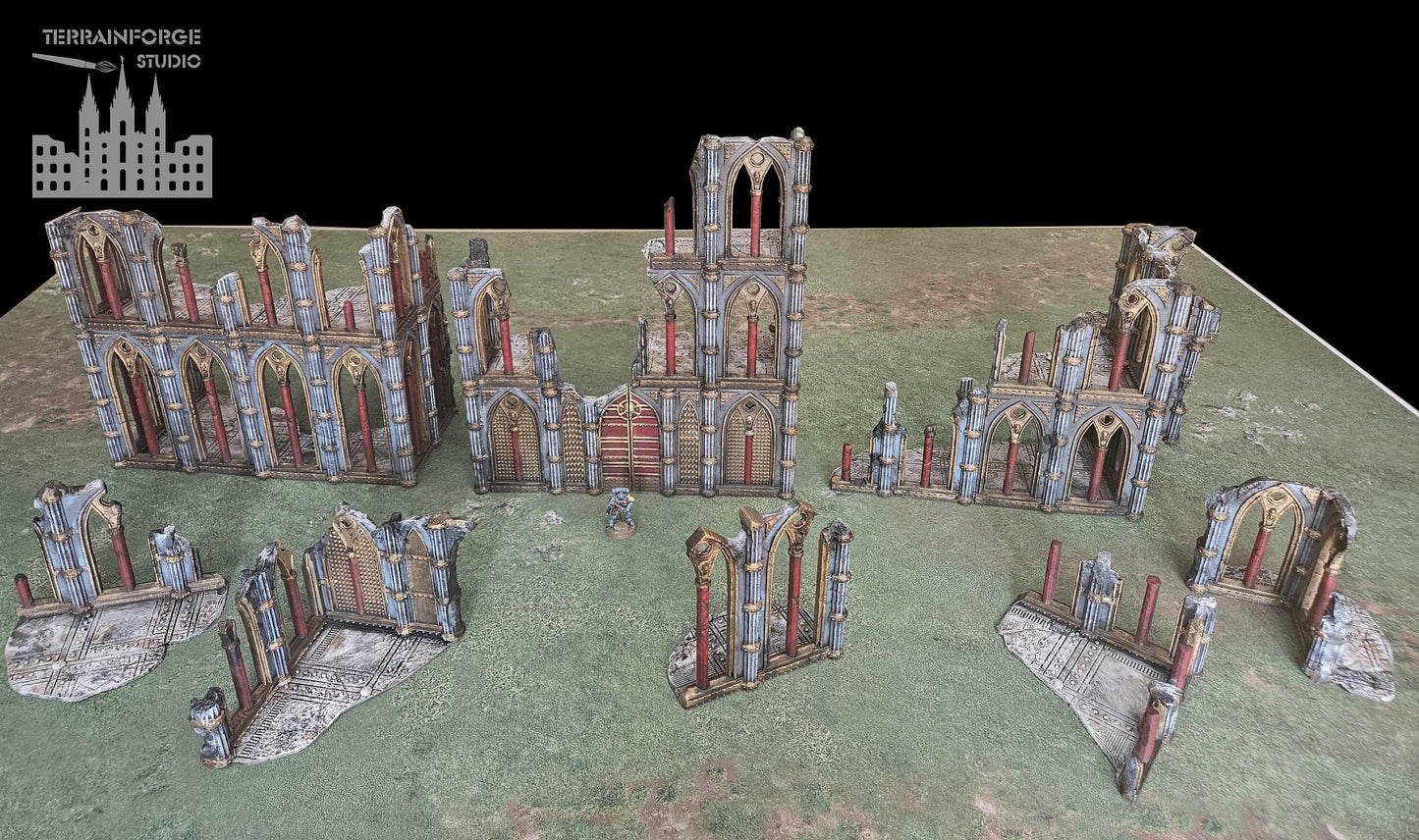 Pro Painted Modular Magnetized Wargaming Terrain for Sci-Fi Wargames