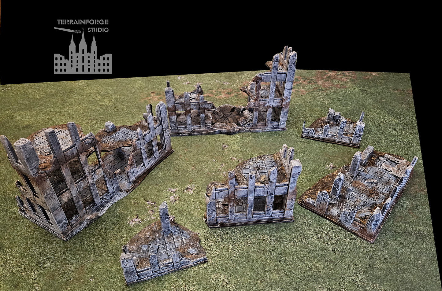 Pro Painted Modular Wargaming Terrain for Sci-Fi and Historic Tabletop Wargames