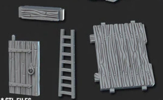 Modular Fantasy Tavern House Medieval Building 28mm Tabletop Terrain 32mm suitable for Fantasy Wargames and Tabletop RPGs