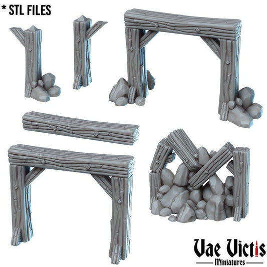 Modular Goldmine Underground Terrain 28mm Tabletop Mine Terrain 32mm Terrain suitable for Fantasy Wargames and Tabletop RPGs