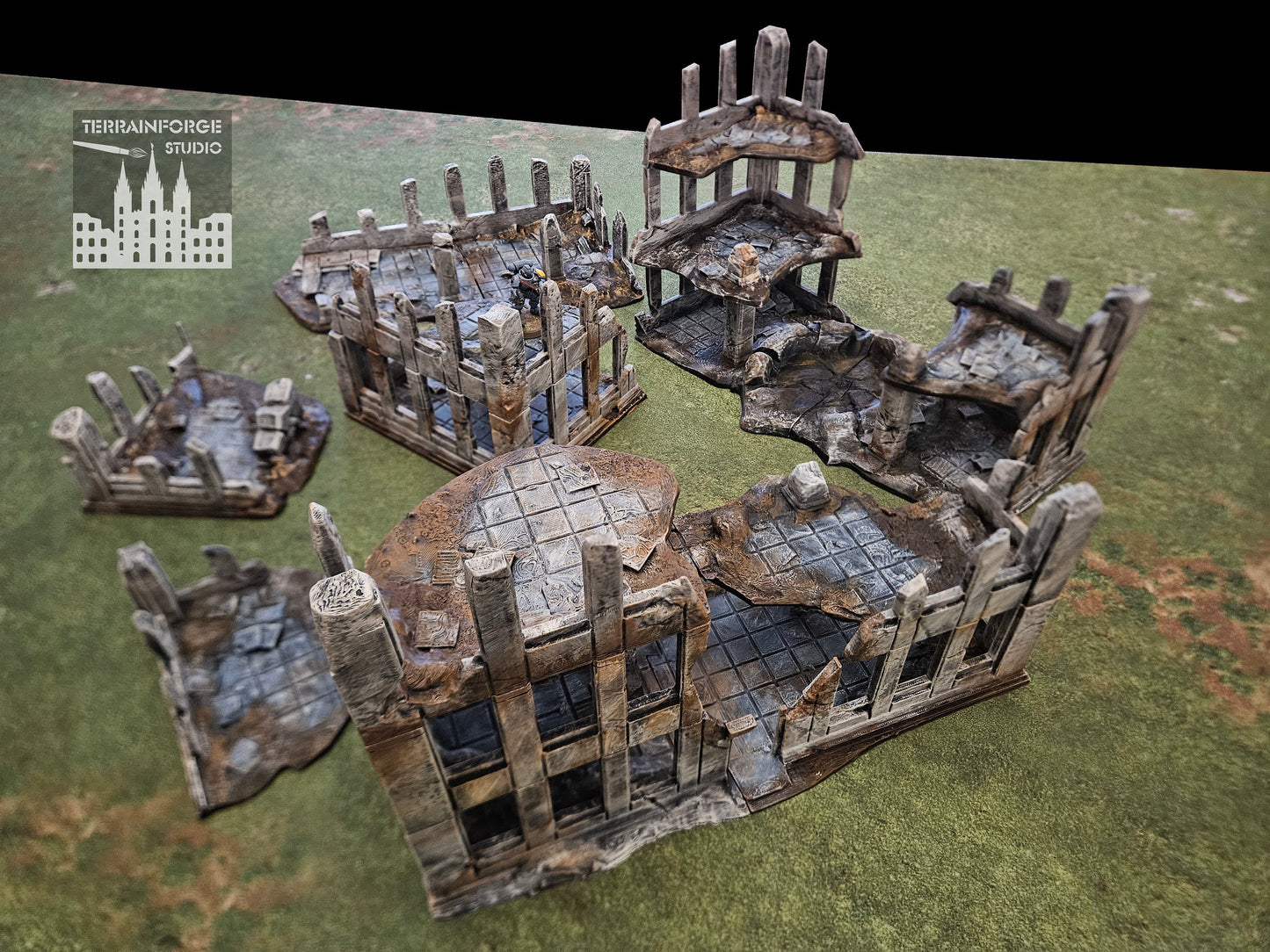 Pro Painted Modular Wargaming Terrain for Sci-Fi and Historic Tabletop Wargames