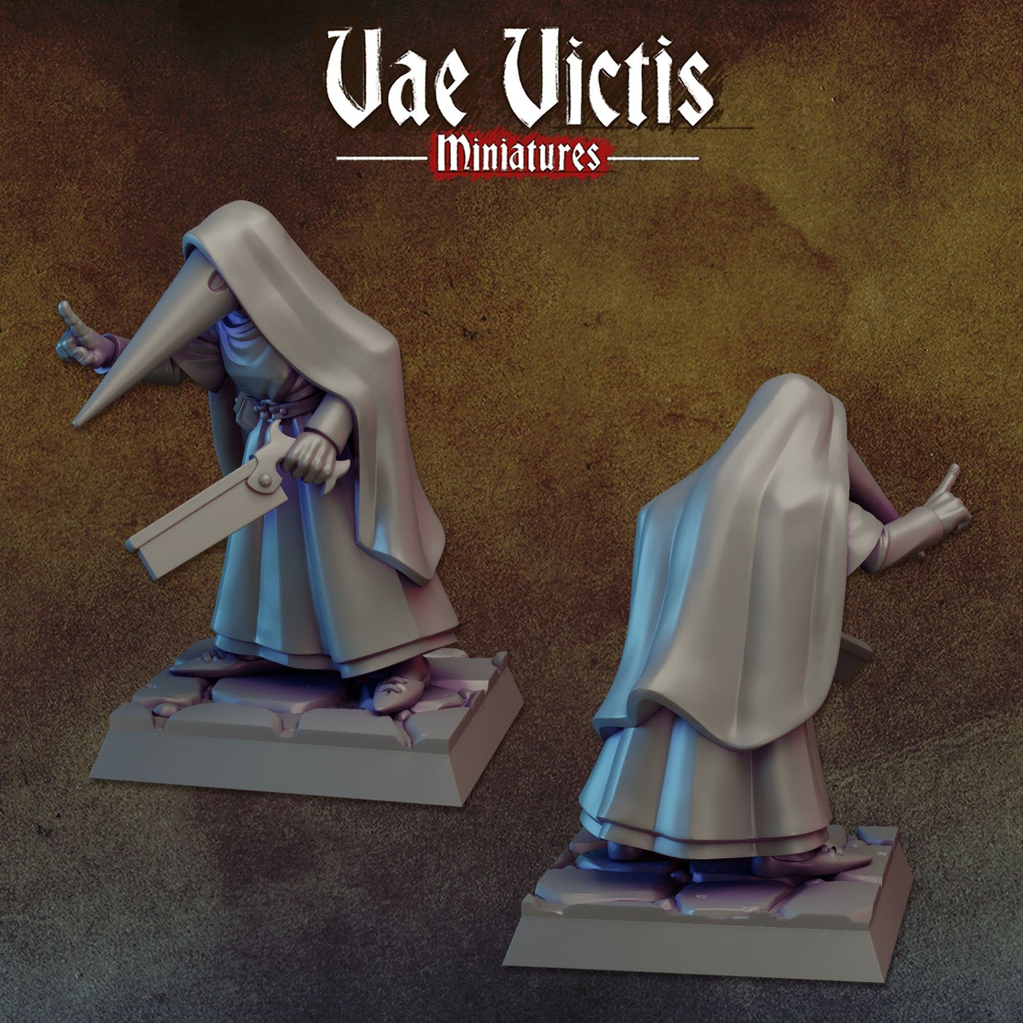 Ratkin Warband, Field Surgeon. Drummer, Noble Fighter,  Fantasy Miniatures by Vae Victis, perfect for Fantasy Wargames and Tabletop RPGs