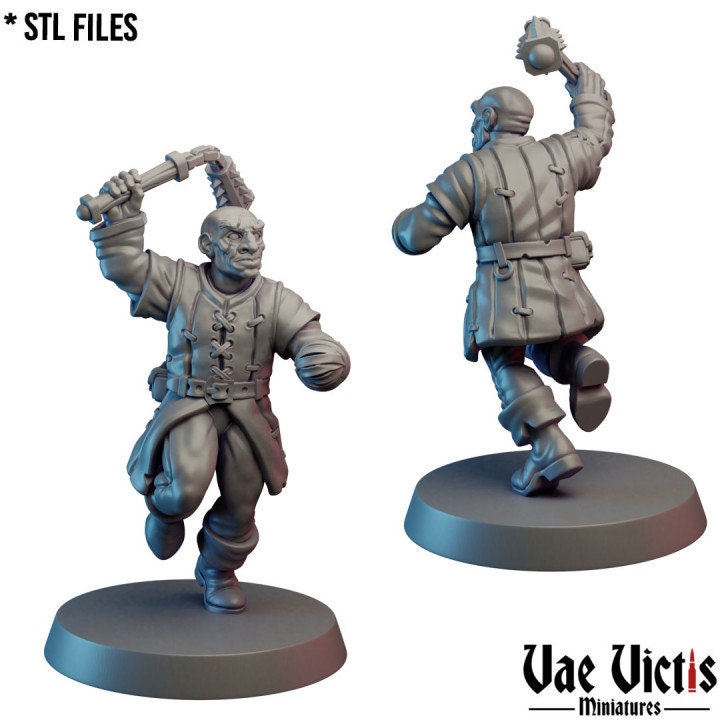 Possessed Cultist Warband  Fantasy Miniatures by Vae Victis, perfect for Fantasy Wargames and Tabletop RPGs