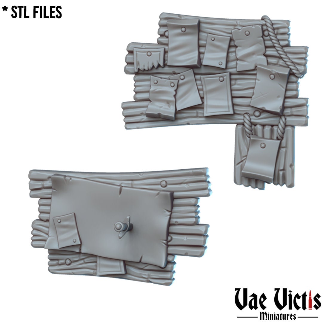 Modular Fantasy Dungeon Terrain 28mm Tabletop Thieves Den 32mm Ruins Terrain suitable for Fantasy Wargames and Tabletop RPGs