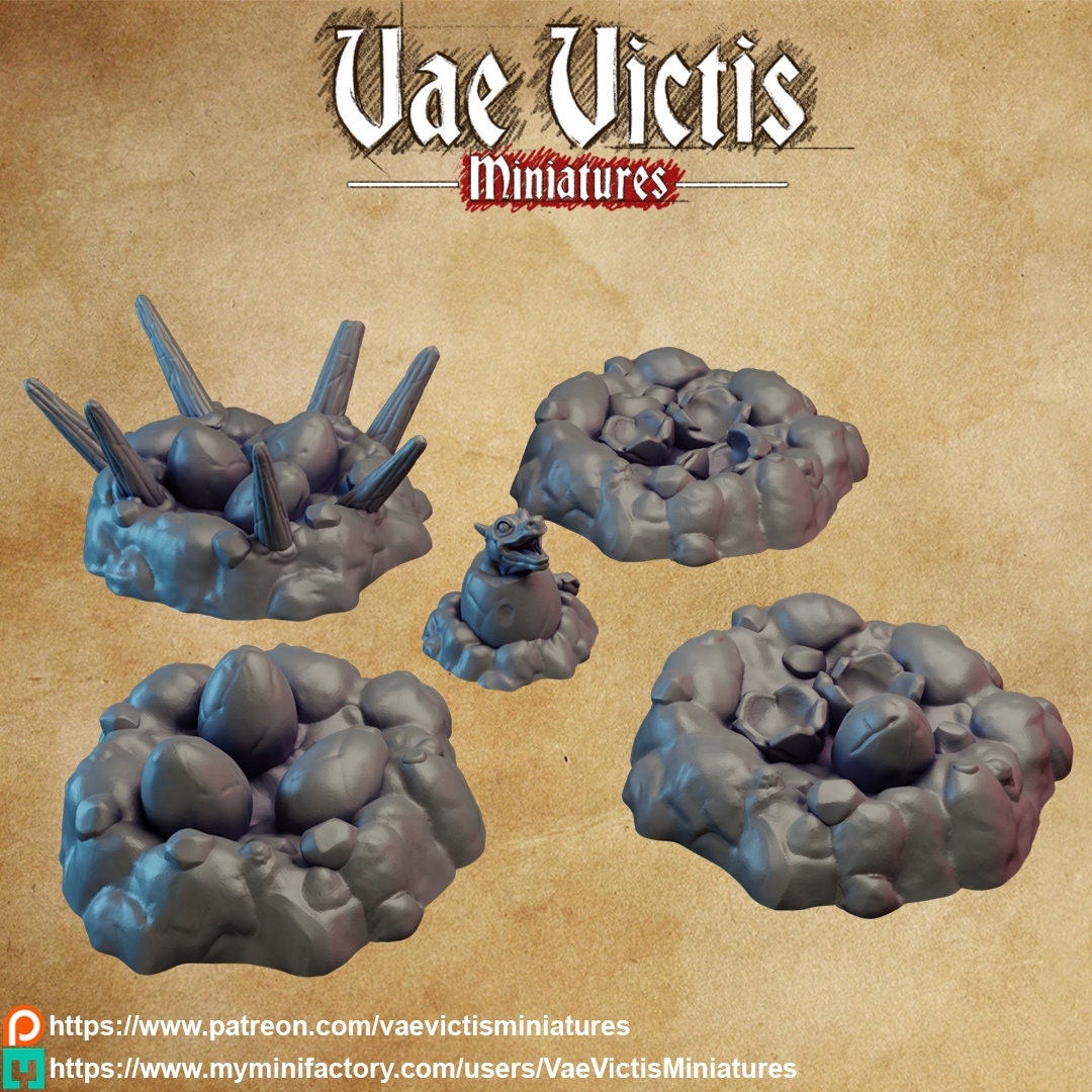 Kobold Tent and Nest Terrain Fantasy set, Detailed Tabletop Scenery  for RPGs & Wargaming, for Fantasy Wargames and Tabletop RPGs