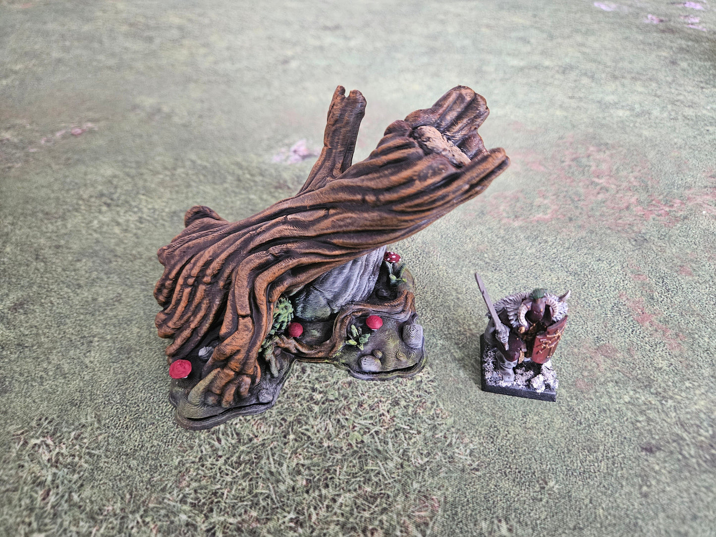 Pro Painted Woodland Terrain Fallen Trees Scatter Fantasy set, Tabletop Scenery  for most Fantasy Wargames and Tabletop RPGs