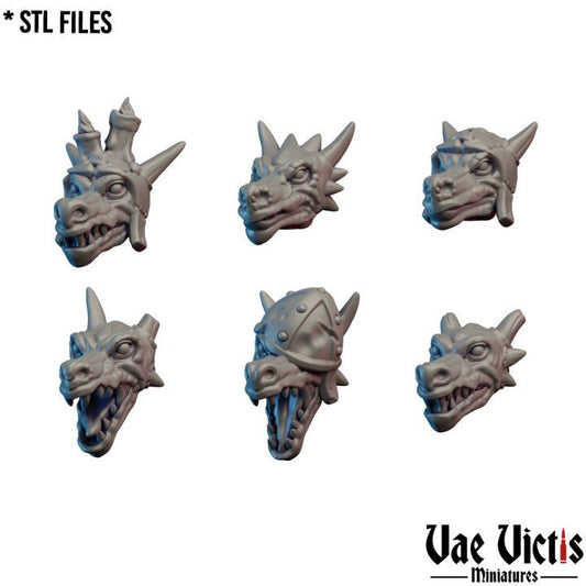 Modular Kobold Warriors, Bits and Weapon Conversions Fantasy by Vae Victis, perfect for Fantasy Wargames and Tabletop RPGs