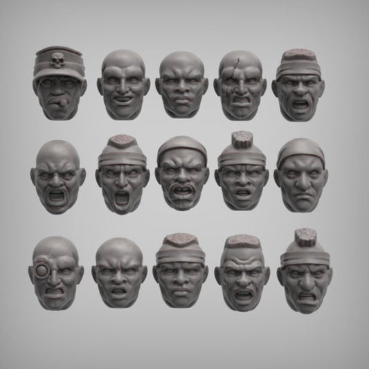 Spacenam 2.0, Sci-Fi Jungle fighter Miniatures by Reptilian Overlords, infantry regiment for Wargaming