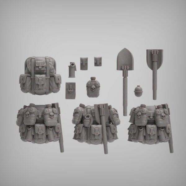 Spacenam 1.0, Sci-Fi Jungle Fighter Miniatures by Reptilian Overlords, Guard infantry regiment