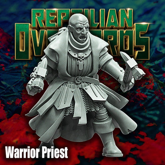 Warrior Priest by Reptilian Overlords, Fantasy Wargames Empire Warrior Priest, Fantasy Empire Arch Lector