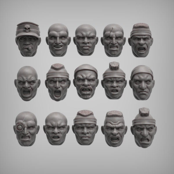 Spacenam 1.0, Sci-Fi Jungle Fighter Miniatures by Reptilian Overlords, Guard infantry regiment