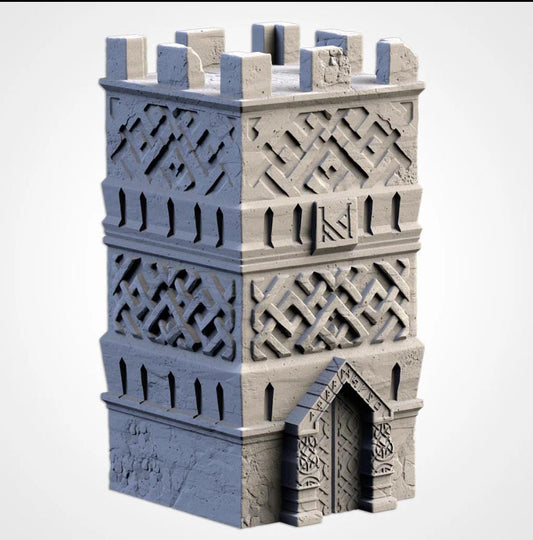 Dwarven Constructs Txarli Factory Dwarven Holds 5-part Terrain Set, Perfect for Tabletop Wargames