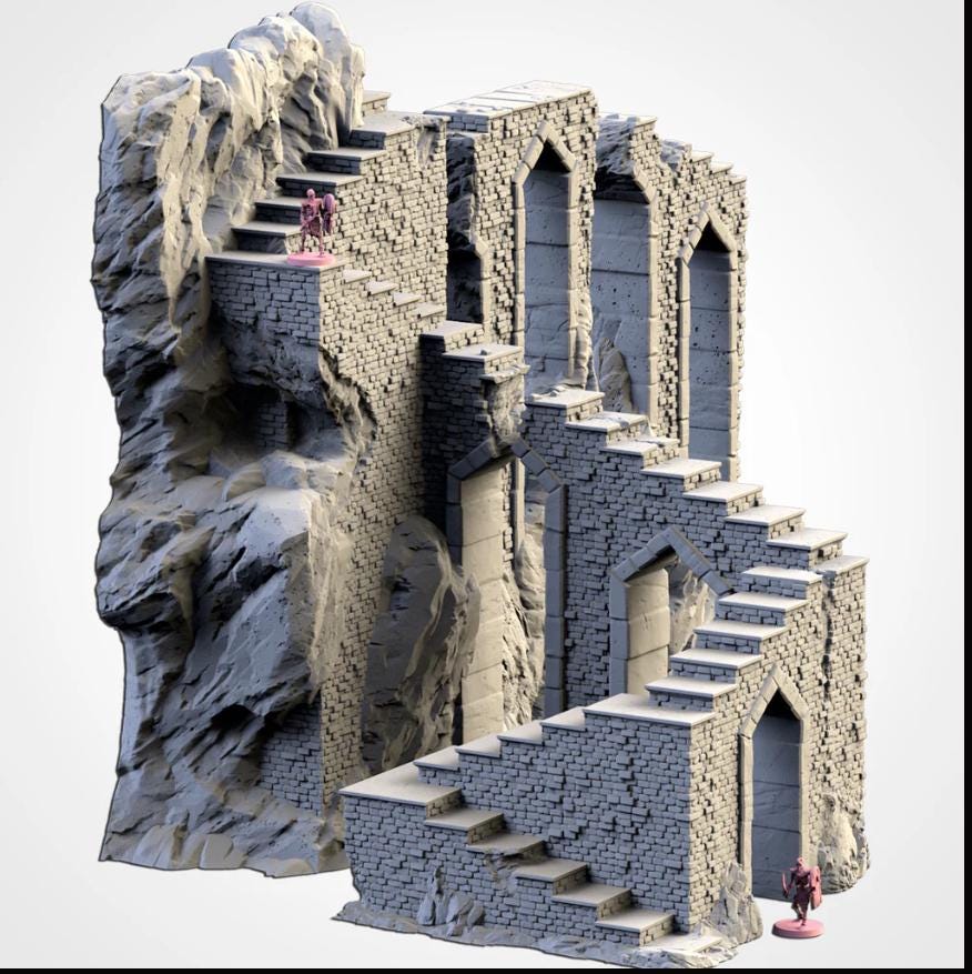 Dwarven Mines Txarli Factory Dwarven Holds modular Terrain Set, Perfect for Tabletop Wargames