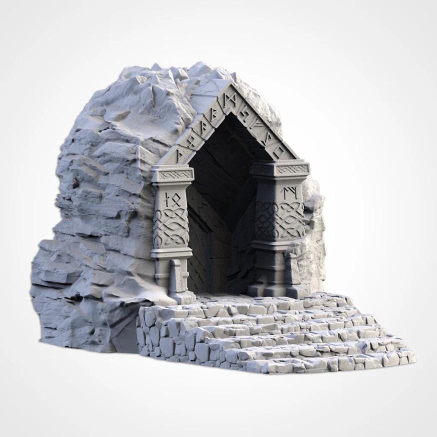 Dwarven Constructs Txarli Factory Dwarven Holds 5-part Terrain Set, Perfect for Tabletop Wargames