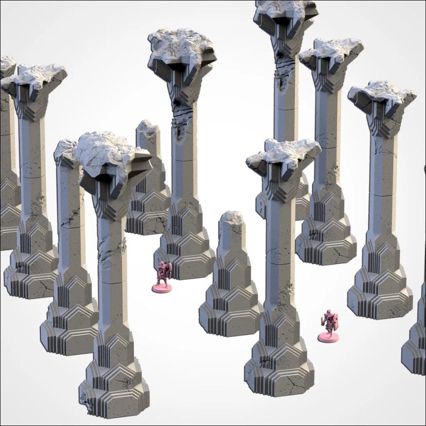 Dwarven Mines Txarli Factory Dwarven Holds modular Terrain Set, Perfect for Tabletop Wargames
