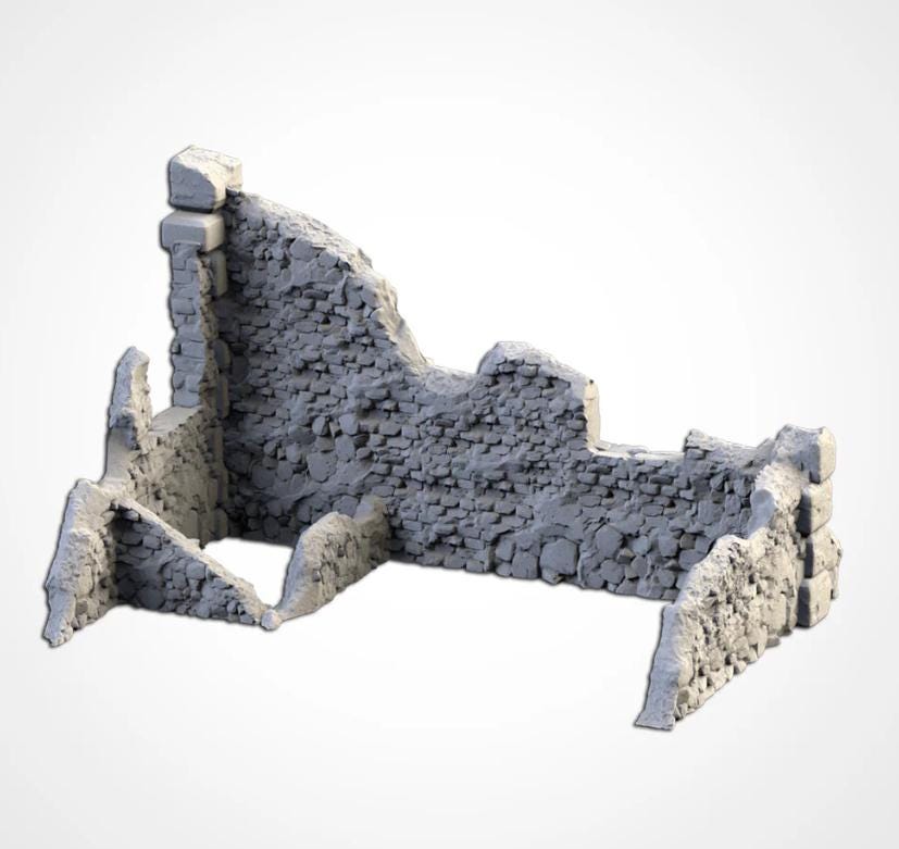 Modular ABANDONED TOWN Txarli Factory Terrain Cityscape Set, Perfect for Tabletop Wargames