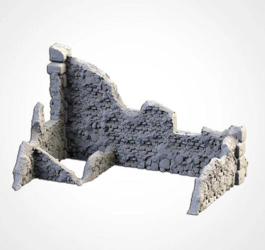 Modular ABANDONED TOWN Txarli Factory Terrain Cityscape Set, Perfect for Tabletop Wargames