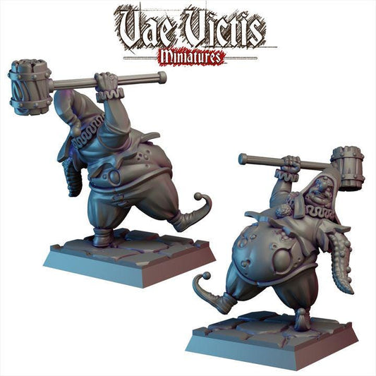 Ratkin Warband, Field Surgeon. Drummer, Noble Fighter,  Fantasy Miniatures by Vae Victis, perfect for Fantasy Wargames and Tabletop RPGs