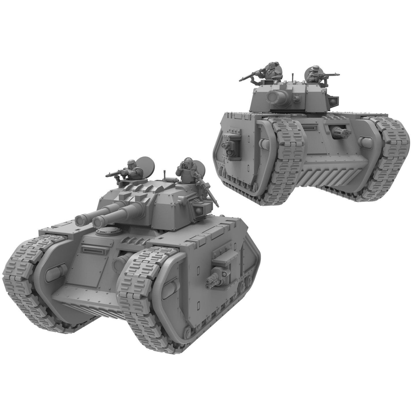 Praetorian Super Heavy, Modular Sci-Fi Vehicle by ThatEvilOne, Sci-Fi Wargames Proxy, Imperial heretic Auxillia Super Heavy Tank