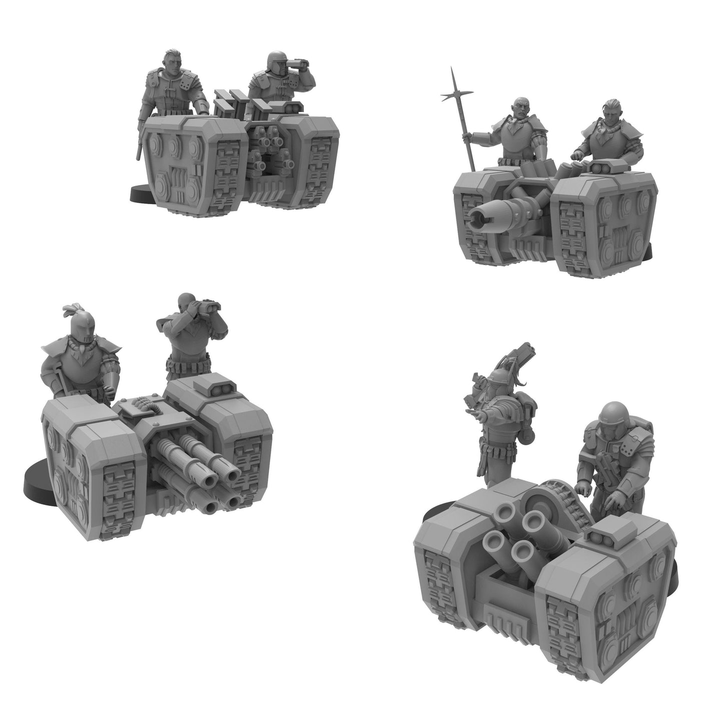 House Excess Estoc Weapons Platform, Monopose Sci-Fi warriors by ThatEvilOne, Imperial heretic Auxillia Army