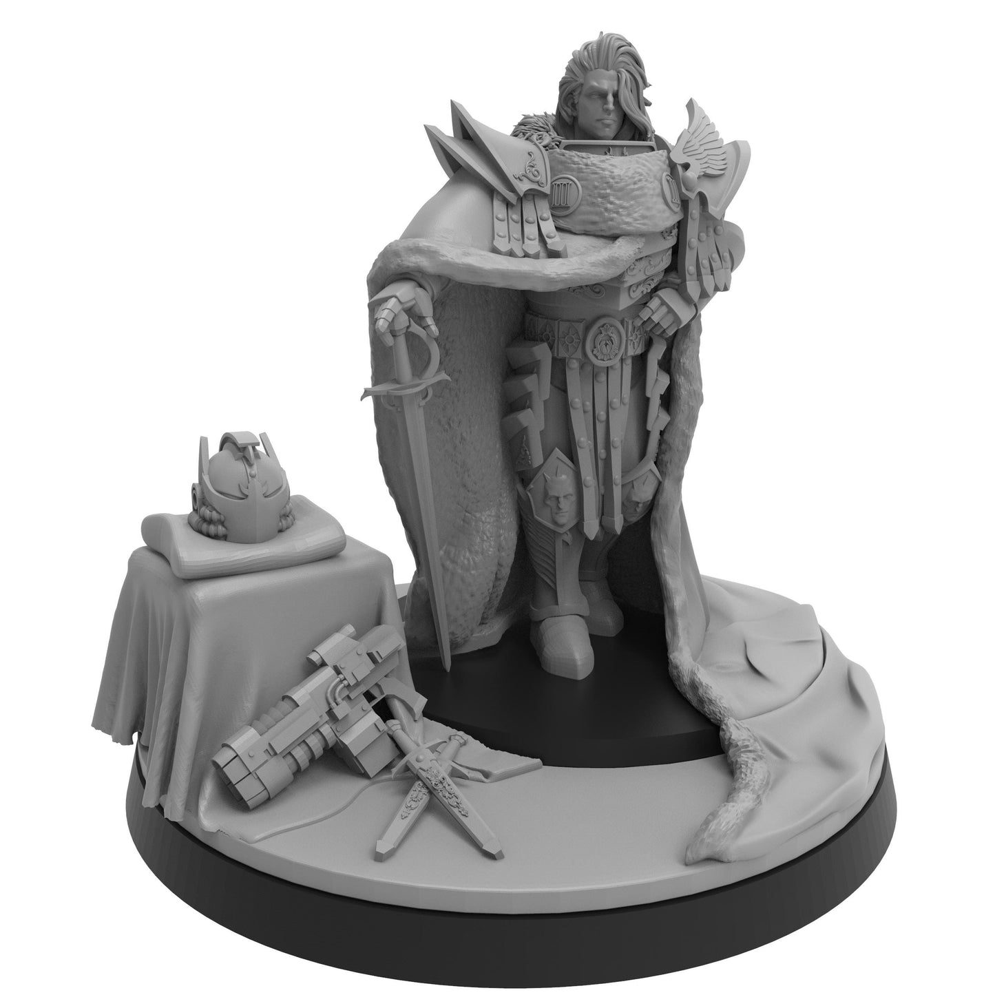 Perfect Sons Legion Master "The Illuminator" Display, monopose Sci-Fi Character Model by ThatEvilOne, Sci-Fi Wargames Proxy Character