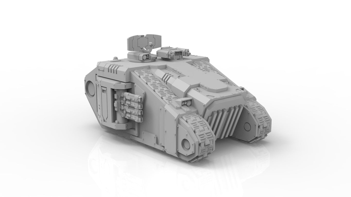 Perfect Sons Ground Plunderer Armoured Transport, Modular Sci-Fi warriors by ThatEvilOne, Sci-Fi Wargames Proxy