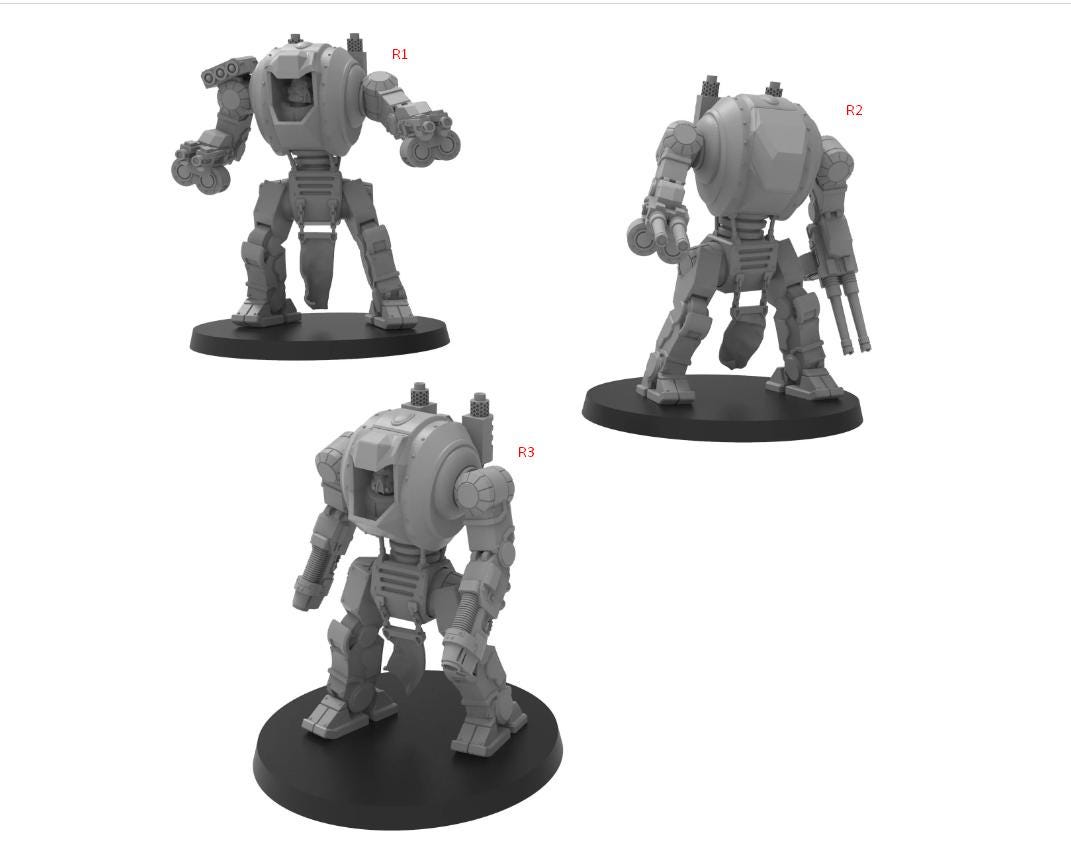 Palatinii Proto-Ironclad Dreadnoughts, Imperial Guard, monopose Sci-Fi warriors by ThatEvilOne, Sci-fi Wargames Guard Proxy