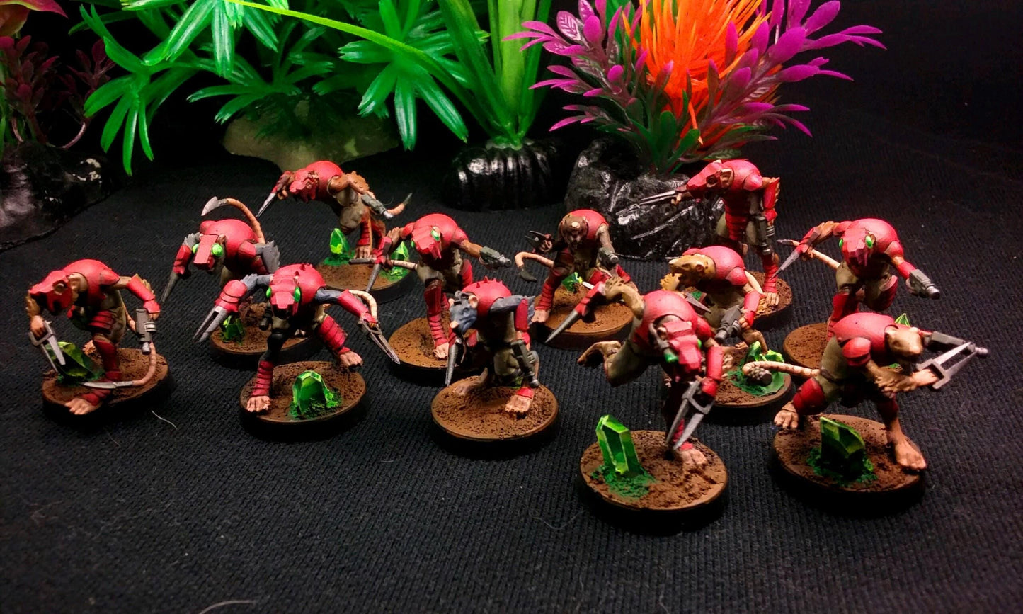 Cheesestealer Cult Clawpack, Cheesestealer cults, monopose Sci-Fi warriors by ThatEvilOne, Sci-Fi Wargames Rat-Themed Grimdark miniatures