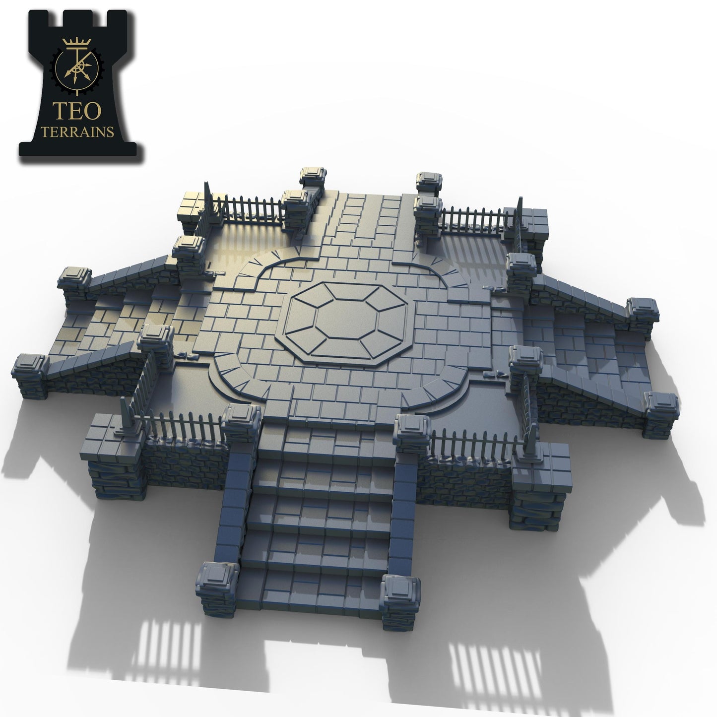 TEO Terrains - Town Plaza, multipart modular Sci-Fi or Fantasy terrain by ThatEvilOne