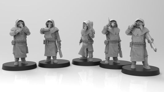 Lunar Auxilia Medicus, Semi-Modular Sci-Fi warriors by ThatEvilOne, Sci-Fi Wargames Proxy, Imperial Auxillia Army