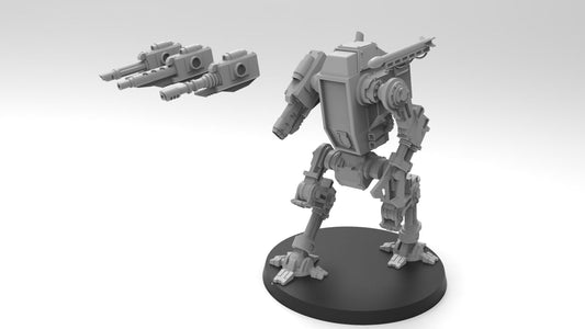 Lunar Auxilia Recon Walkers, Modular Sci-Fi Vehicle by ThatEvilOne, Sci-fi Wargames Proxy, Imperial Auxillia Heavy Sentinel Walker