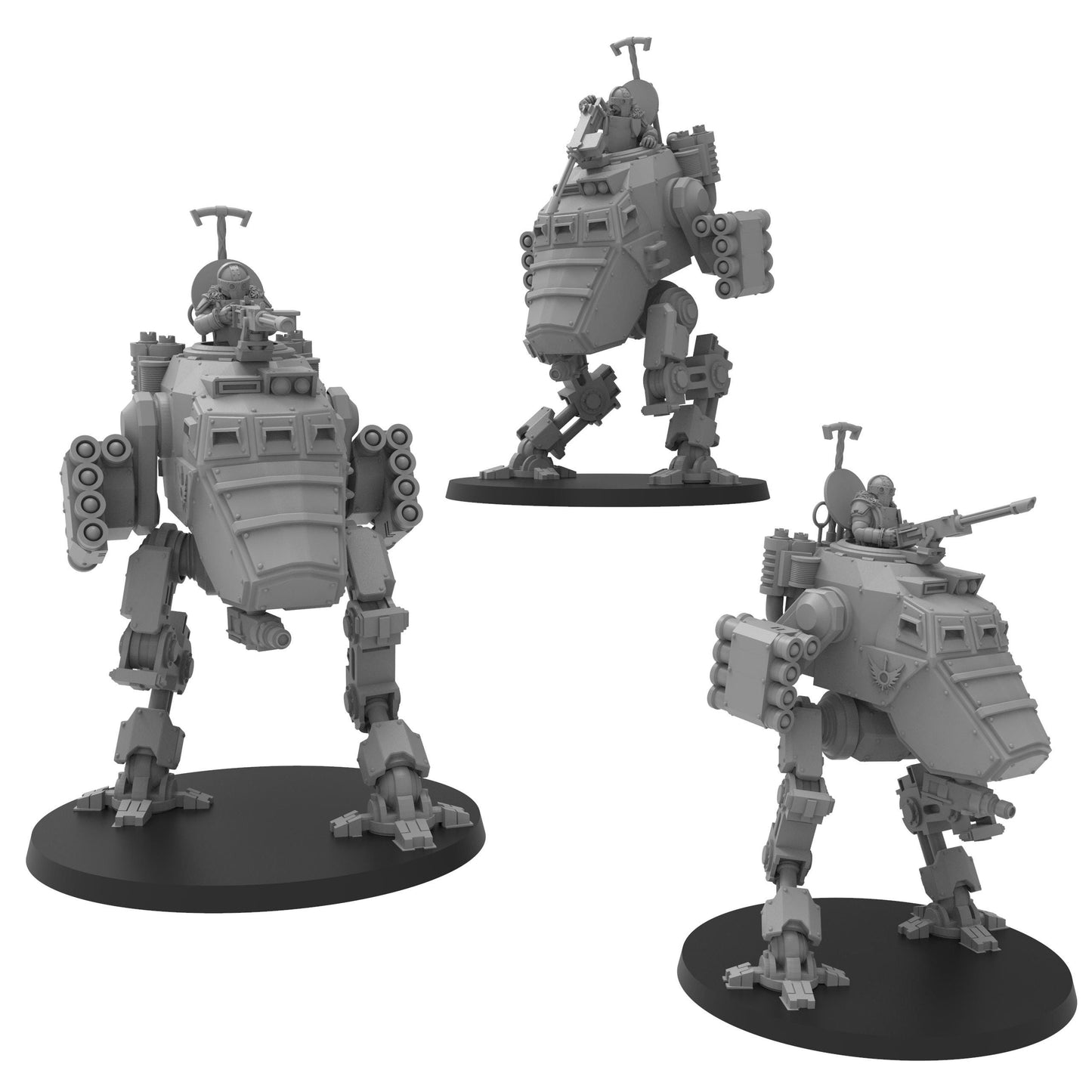 Lunar Auxilia Heavy Combat Walker , Modular Sci-Fi Vehicle by ThatEvilOne, Sci-fi Wargames Proxy