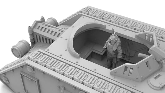 Lunar Auxilia Brigand Kangaroo, Modular Sci-Fi Vehicle by ThatEvilOne, Sci-fi Wargames Proxy, Imperial heretic Auxillia Transport Light Tank