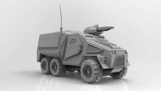 Lunar Auxilia Bandit AFV, Modular Sci-Fi Vehicle by ThatEvilOne, Sci-fi Wargames Proxy, Imperial heretic Auxillia Transport Truck