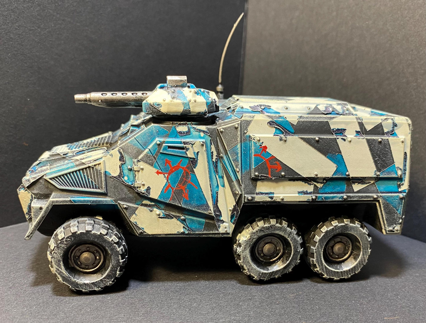 Lunar Auxilia Bandit AFV, Modular Sci-Fi Vehicle by ThatEvilOne, Sci-fi Wargames Proxy, Imperial heretic Auxillia Transport Truck