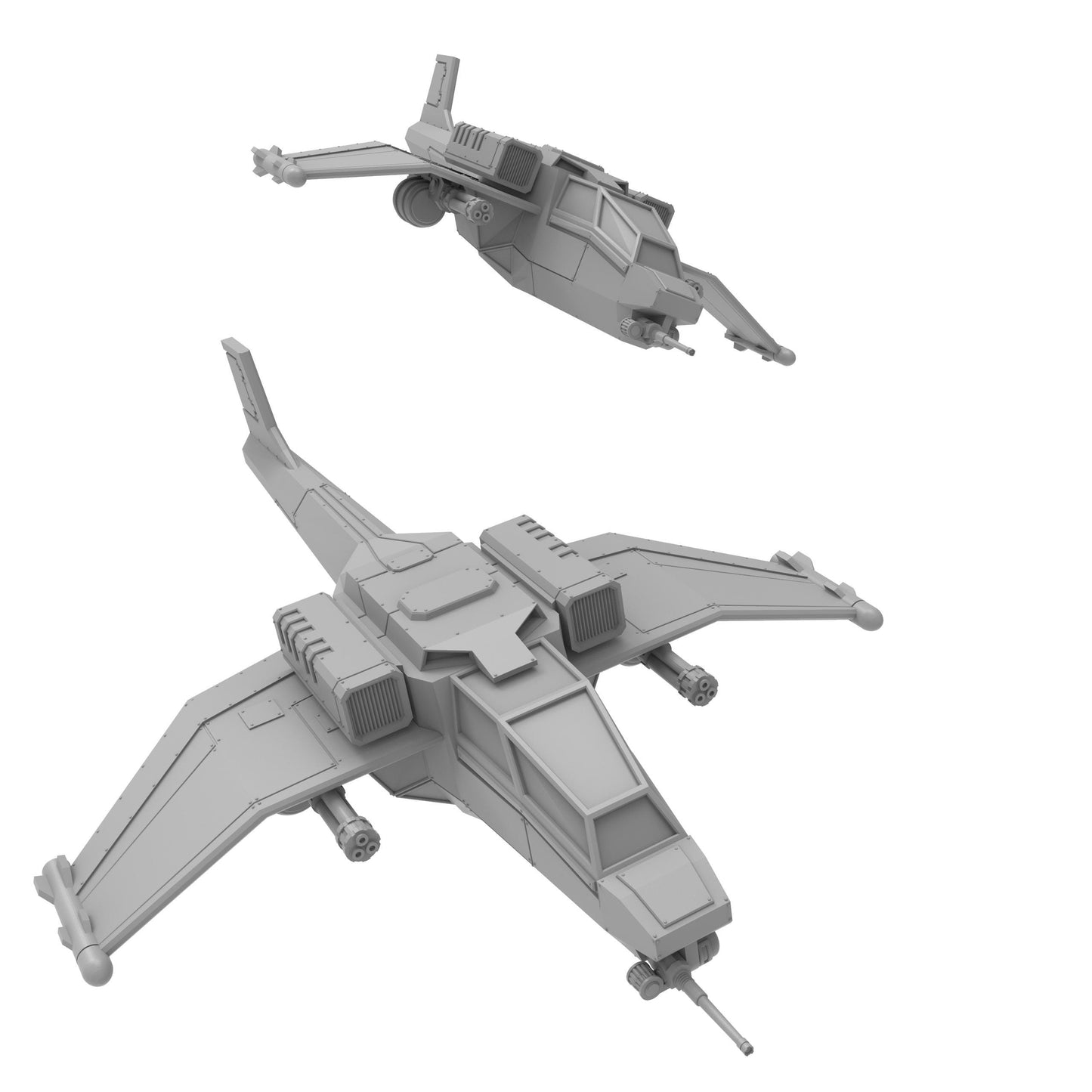 Roman Stryx Gunship, Modular Sci-Fi Vehicle by ThatEvilOne, Sci-fi Wargames Proxy, Imperial Flyer